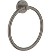 GROHE Essentials kruh na uterák, kartáčovaný tmavý grafit, 40365AL1