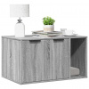 vidaXL Uzavretý box na stelivo sivá sonoma 80x50x45cm kompozitné drevo 857738