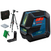Líniový laser Bosch GLL 2-15 G so 4 batériami (AA), statívom 0601063W01