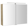 Sapho RIWA galérka s LED osvetlením, 81x70x17cm, brest Bardini RIW080-0013