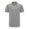 Slazenger Tipped pánske polo tričko Light Grey 2XL