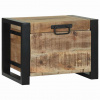 zahrada-XL Úložné boxy s úložiskom Hnedá 40 x 30 x 30 cm Mangový masív 4015969