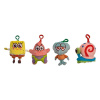 Simba SpongeBob SquarePants Plyšák Přívěsky na klíče Residents 10 cm Sada (12)