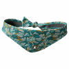 Hurtta Zhero Safety Bandana Eco Peacock - reflexná šatka pre psa - M