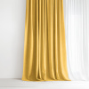 Goldea dekoračný záves marbella - medovo žltý 200x135 cm