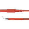 Schützinger AL 8322 / ZPK / 1 / 100 / RT adaptérový kabel [zástrčka 4 mm - skúšacia špička] červená 1 ks; AL 8322 / ZPK / 1 / 100 / RT