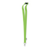 Lanyard z RPET 2 cm , Grey Farba: Lime