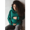 milk & love Tehotenská a dojčiaca mikina Motherhood oversize milk & love zelená - S