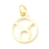 EU Prívesok znamenia Býk 13/11mm chirurgická oceľ gold plating 24kt