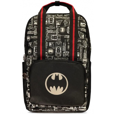 Multifunkční batoh DC Comics|Batman: Koláž (40 x 30 x 13 cm) černý polyester