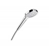 HansGrohe Croma Select E - Ručná sprcha Multi, EcoSmart 9 l/min, 3 prúdy, biela/chróm 26811400