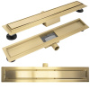 REA Odtokový žľab Neox brush gold 90 REA-G4895