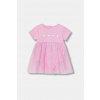 Detské bavlnené šaty Guess S6RG02.KA6W4.PPY2 ružová 55-62