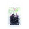 Krúžky E-Z Elastic Ring priemer 8mm čierne 50ks