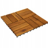 Terasová doska Koopman hnedá 30x30 cm, 9 ks