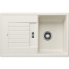 Blanco Zia 45 S, silgranitový drez 780x500x190 mm, 1-komorový, biela soft, BLA-527200