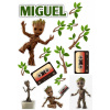CUKROVÁ TLAČ jedlý obrázok na tortu Cukrová hmota STAR WARS GROOT + TEXT 3