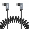 SmallRig USB-C Angled to USB-C Angled Coiled Data Cable 4793