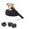 STIHL SHA 56, set 2xAK20 + 1xAL101 (Akumulátorový fúkač/vysávač lístia SA02 200 0000)