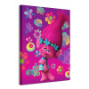 Trolls Poppy - Canvas Painting 60x80 cm (Obrázok na plátne troll trolls mak ružový 60x80 cm)