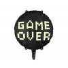 Fóliový balón s nápisom GAME OVER - Hra - Rozlučka so slobodou - 45 cm - PartyDeco