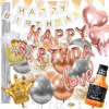 SPRINGOS Sada narodeninových balónikov HAPPY BIRTHDAY ružovo-strieborné SPRINGOS PS0035