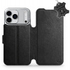 Mobiwear Kožené flip puzdro pre Apple iPhone 17 Pro Max čierne 5907861325882