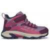 Merrell Mk167544 Moab Speed 2 Mid A/c Wtpf Berry detské outdoorové topánky - C12 / EU 30 / 18 cm