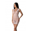 Passion BS097 white - Bodystocking Farba: Biela, Veľkosť: S/L