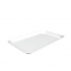 Podnos servírovací melamín 19 x 30 x 1,7 cm nízky biely