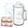 Sklenená filtračná kanvica Aquaphor Glass biela + 4 filtre Maxfor (1Mg + 3)