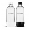 SodaStream Príslušenstvo - Fľaša 1 l, 2 ks, biela/čierna 42007061