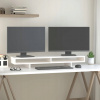 Podstavec na monitor, biely, 100 x 27 x 14 cm, masívny dr