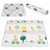 ECOTOYS obojstranná detská podložka 180×150 cm EVA, abeceda a zvieratá, protišmyk