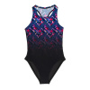 Slazenger Sports Back 1 Piece Swimsuit Juniors Black 13 rokov
