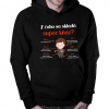 Z čoho sa skladá super kňaz? - pánska mikina s kapucňou - Tričkový | L | Čierna | Mikina s kapucňou - pánska