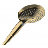 Hansgrohe Raindance Select S Sprchová hlavica, 3 prúdy, EcoSmart+, leštený vzhľad zlata 26516990-HG