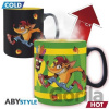 Crash Bandicoot Měnící keramický hrnek Nitro 460 ml
