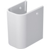DURAVIT Happy D.2 polostĺp pre umývadlo, biela, 0858320000