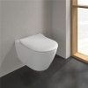 VILLEROY & BOCH Subway 2.0 Combi-Pack, závesné WC s DirectFlush + WC sedátko s poklopom SlimSeat, s QuickRelease a Softclosing, biela alpská, s povrchom CeramicPlus, 5614R2R1