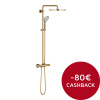 GROHE Euphoria System 310 - Sprchový systém s termostatom na stenu, Cool Sunrise 26075GL0