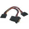 PREMIUMCORD SATA napájecí (Y) k HDD (3xF/1xM, 16cm, rozdvojka)