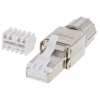 Zástrčka RJ45 FTP STP kat. 6A, Netrack, bez použitia náradia