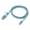 Arduino TPX00094 USB-C kábel Arduino [1x USB-C® - 2x USB-C®, USB A] 1 m biela, tyrkysová; TPX00094