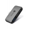 CONNECT IT CompactPRO externí USB-C hub + čtečka karet ANTRACITOVÁ CHU-5060-AN Connect IT