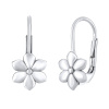 Silvego Celostrieborné náušnice kvetinky SILVEGOB31854