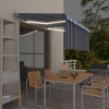 Ručne zaťahovacia markíza s tienidlom&LED 3,5x2,5 m modro-biela-ForU-3069401
