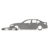BMW 3 series G20 sedan kľúčenka z nehrdzavejúcej ocele