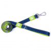 Max&Molly Short Leash Matrix Lime Green - klasické vodítko pre psa s reflexným prešívaním, 120 cm - L