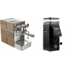 Stone Espresso Mine Premium Wood + Rancilio STILE, black